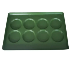 Hamburger Tavası 8 Göz Teflon 40x60 CM