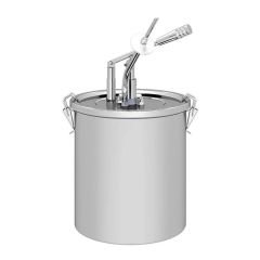 Kalando KD-02-10 Enjekte Dolum İğneli Paslanmaz Çelik Kollu Sos Pompası, 10 L