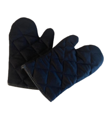 Fırın Eldiveni Siyah 30 cm