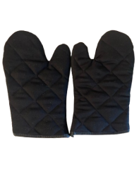 Fırın Eldiveni Siyah 30 cm