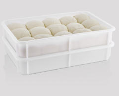 Mini Beyaz Hamur Teknesi Pasası PP 30x40x10 cm