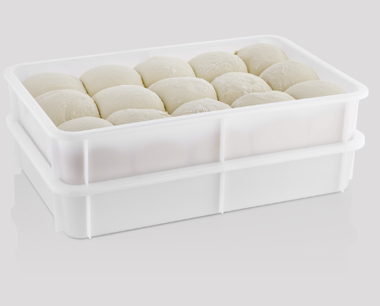 Mini Beyaz Hamur Teknesi Pasası PP 30x40x7,5 cm