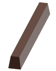 Polikarbonat İnce Çubuk Çikolata Kalıbı - 1737