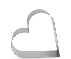 Küçük Kalpli Pasta Kalıbı(Çemberi) 10x5 cm