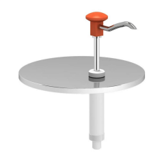 Kalando KD-010 Basmalı Sos Pompa Ünitesi, 9-10 L Kovalar ile Uyumlu, 28.5 cm, Turuncu