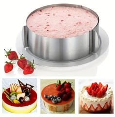Ayarlı Yuvarlak Pasta Kalıbı 16 CM