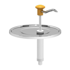 Kalando KD-010 Basmalı Desenli Sos Pompa Ünitesi, 9-10 L Kovalar ile Uyumlu, Sarı