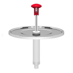 Kalando KD-010 Basmalı Desenli Sos Pompa Ünitesi, 9-10 L Kovalar ile Uyumlu, Kırmızı