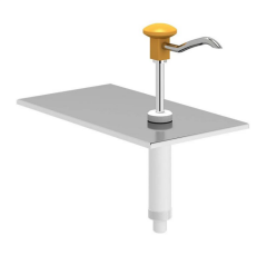 Kalando KD-002 Basmalı Paslanmaz Çelik Sos Pompa Ünitesi, GN 1/3, Sarı