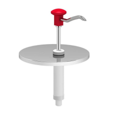 Kalando KD-010-5 Basmalı Sos Pompa Ünitesi, 5 L Kovalar ile Uyumlu, Kırmızı