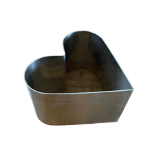 Pasta Çemberi Pandispanya Kalp 10x2,5 Cm