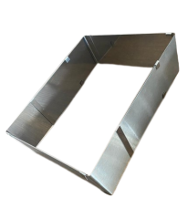 Ayarlı Kare Pasta Pandispanya Çemberi inox 20x20x8 CM