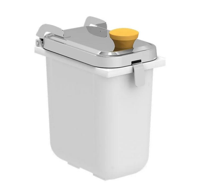 Kalando KDS-003 Kapaklı Paslanmaz Çelik Sos Kabı, 1.9 L, Sarı