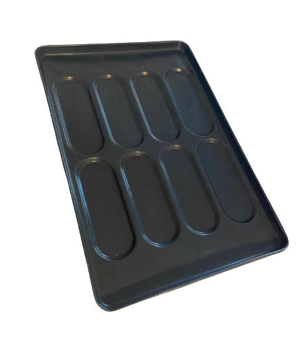 Sandviç Ekmek Tavası 8 Göz Teflonlu 80 gr - 40x60 CM
