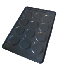 Hamburger Tavası 12 Göz Teflon 40x60 CM