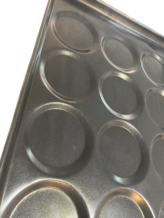 Hamburger Tavası 12 Göz Teflon 40x60 CM