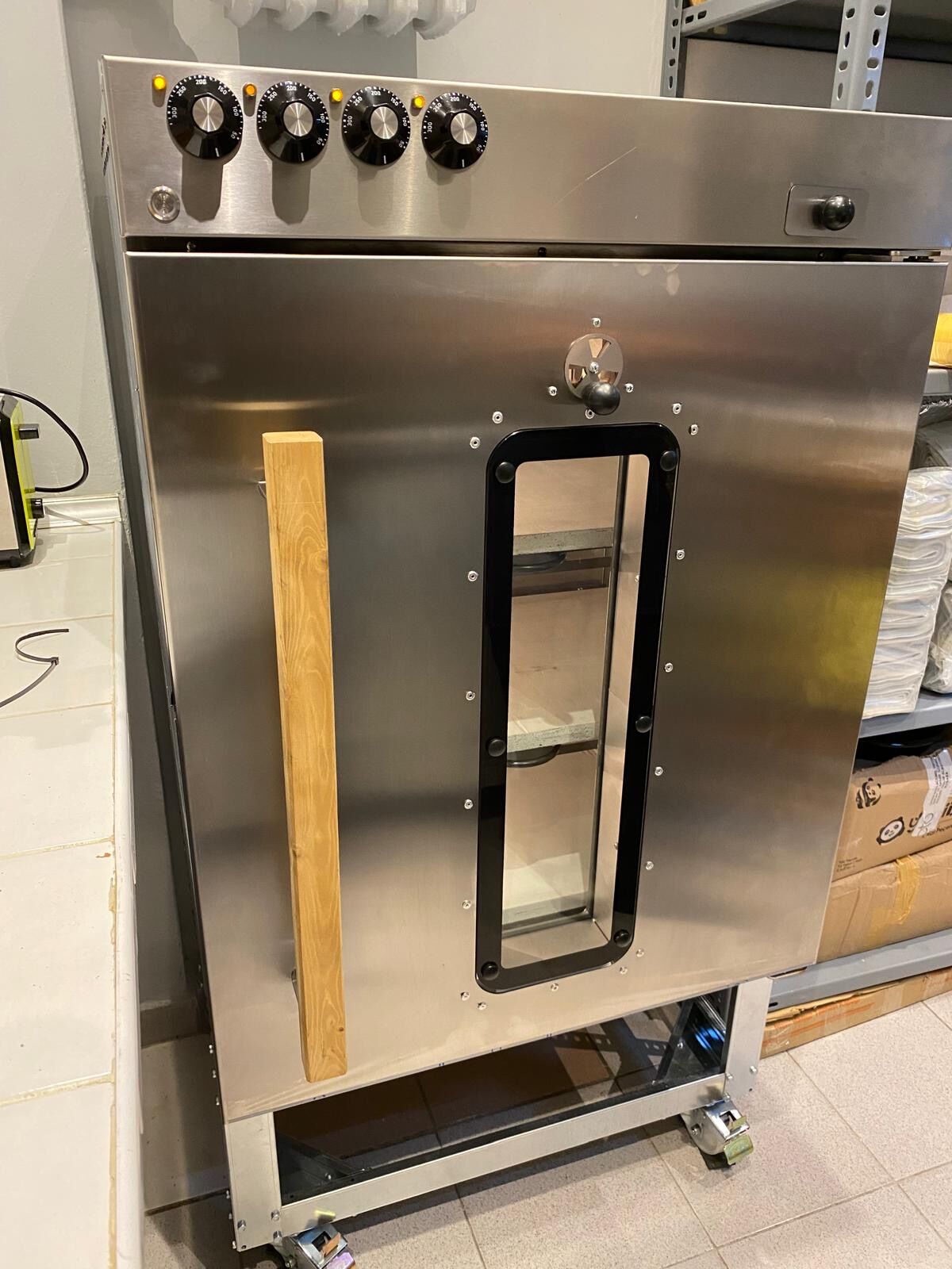 Taş Tabanlı Mini Katlı Fırın 220V