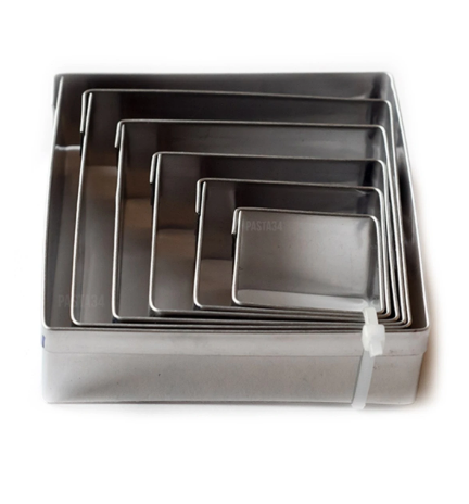 Volovan Kare Kurabiye Çemberi Kalıbı 6'lı Kopat