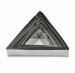 Volovan Üçgen Kurabiye Çember Kalıbı 6'lı Kopat