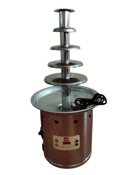 Endüstriyel Çikolata Şelalesi Makinesi 5 Katlı