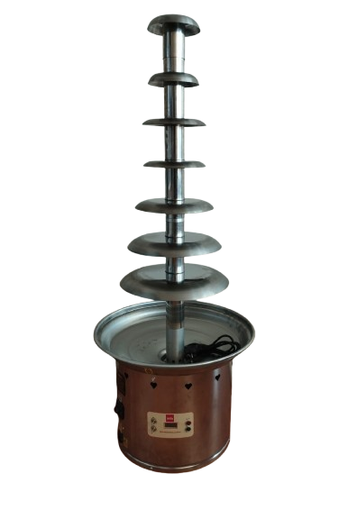 Endüstriyel Çikolata Şelalesi Makinesi 7 Katlı