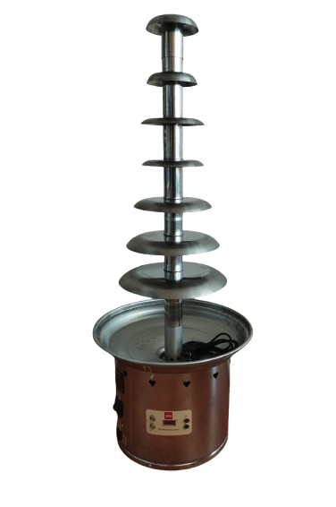 Endüstriyel Çikolata Şelalesi Makinesi 7 Katlı