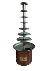 Endüstriyel Çikolata Şelalesi Makinesi 7 Katlı