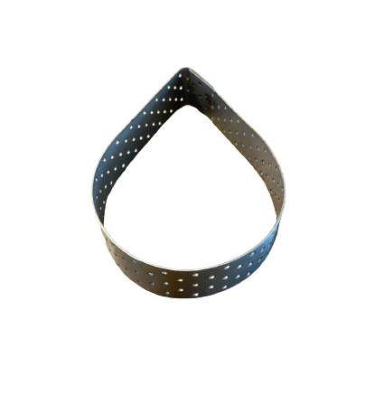 Pasta Çemberi Pandispanya Damla Delikli 6x10x2,5 cm