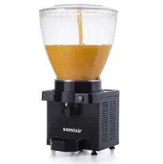 Samixir Panaromik Dijital Soğuk İçecek Dispenseri Fıskiyeli 40 Litre Siyah S40.DB