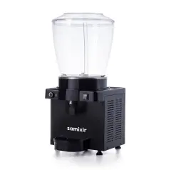 Samixir Panaromik Analog Soğuk İçecek Dispenseri Fıskiyeli 22 Litre Siyah S22.AB