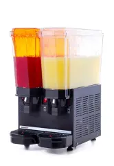 Samixir Klasik Twin Soğuk İçecek Dispenseri Fıskiyeli 20+20 Litre Siyah 40.SSB