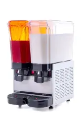 Samixir Klasik Twin Soğuk İçecek Dispenseri Karıştırıcılı ve Fıskiyeli 20+20 Litre Inox 40.SMI