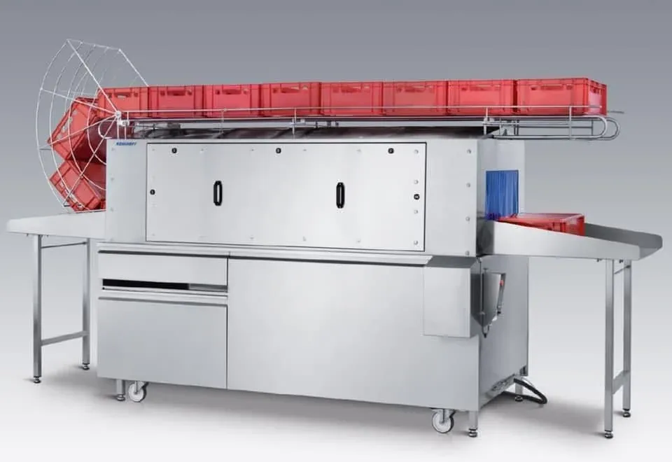 Plastik Kasa Yıkama Makinası 5 mt Kurutmalı