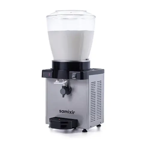 Samixir Panaromik Dijital Köpüklü Ayran Makinesi 22 Litre Inox KAM22.DI