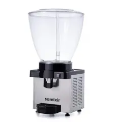 Samixir Panaromik Dijital Soğuk İçecek Dispenseri Fıskiyeli 40 Litre Inox S40.DI