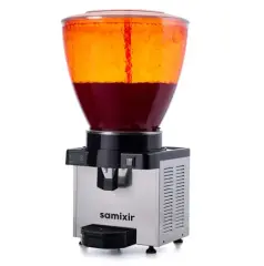 Samixir Panaromik Dijital Soğuk İçecek Dispenseri Fıskiyeli 40 Litre Inox S40.DI