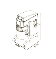 Planet Mikser 40 Litre 380V