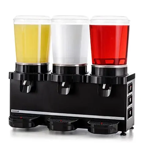 Samixir 10+10+10 Litre Panaromik Triple Karıştırıcılı Soğuk İçecek Dispenseri Analog MMM30.AY