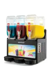 Samixir İce Slush Soğuk Meyve Suyu Dispenseri Triple 12+12+12 Litre SLUSH36.Y