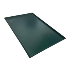 Teflon İtalyan Açılı Düz Tava Yeşil 40x60cm