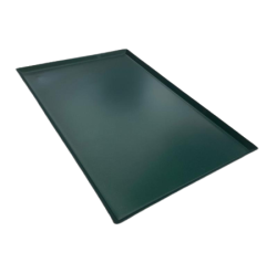 Teflon İtalyan Açılı Düz Tava Yeşil  - 40x60 cm