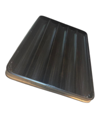 Baget Ekmek Tavası Kordonlu 5 Göz Teflon 40x60 cm