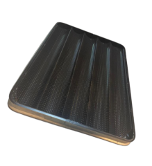 Baget Ekmek Tavası Kordonlu 5 Göz Teflon 40x60 cm