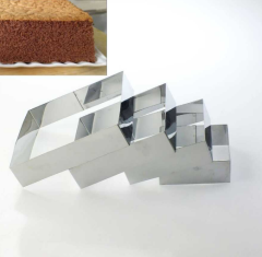 Pasta Çemberi Pandispanya Kare 8x8 h 3,5 Cm