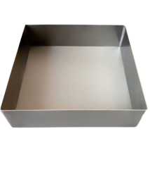 Pasta Çemberi Pandispanya Kare 8x8 h 3,5 Cm