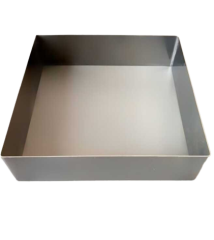 Pasta Çemberi Pandispanya Kare 8x8 h 3,5 Cm