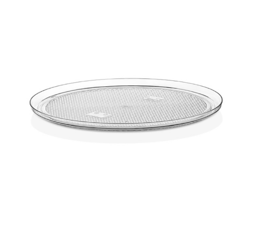 Yuvarlak Sunum Tepsisi Şeffaf Ø350 mm
