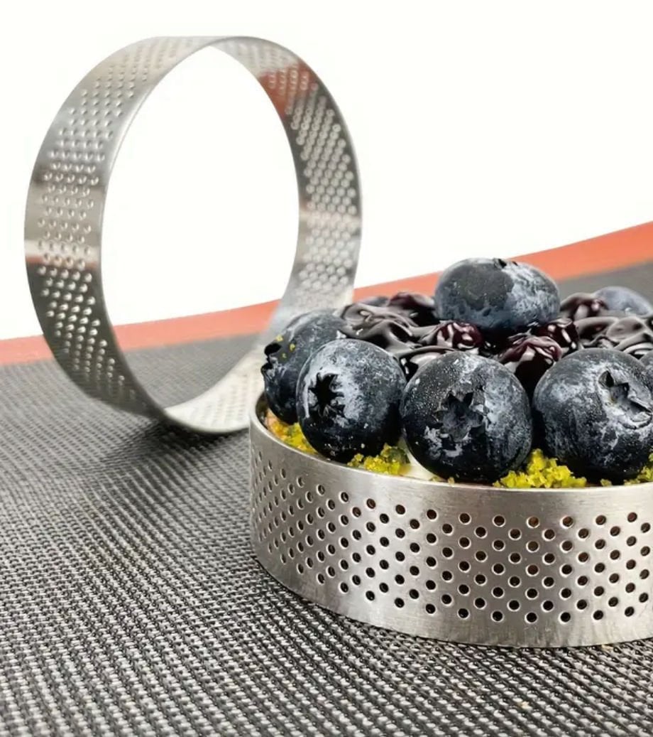 Delikli Tart Çember Yuvarlak 2x8 Cm