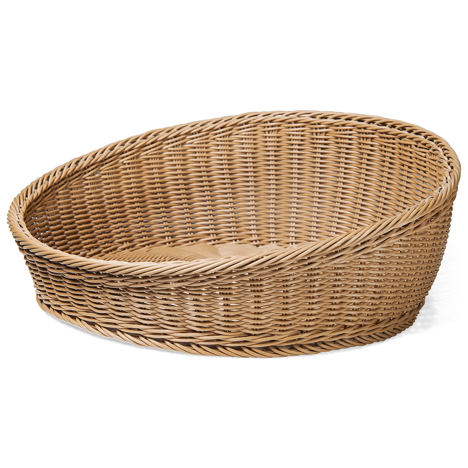 Plastik Yuvarlak Açık Büfe Sepeti 45 cm