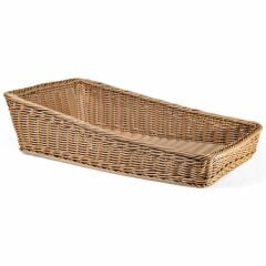 Plastik Dikdörtgen Açık Büfe Sepeti 50x30 cm